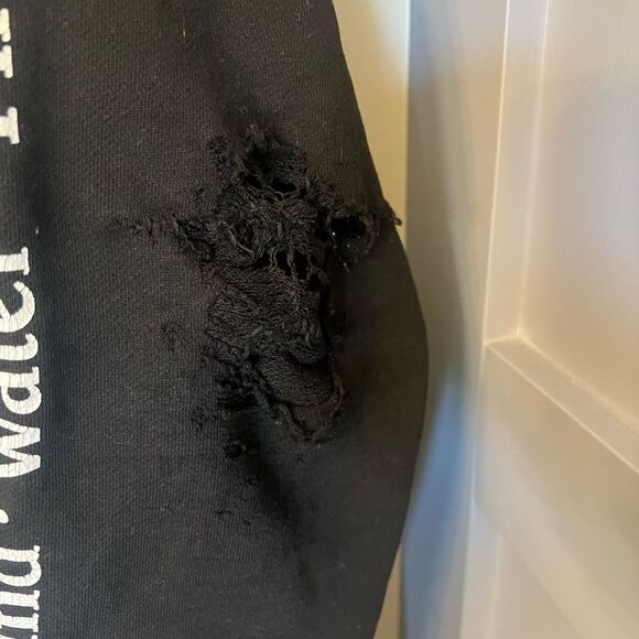 Element distressed Black Hoodie. Men’s size M. - Picture 3 of 12